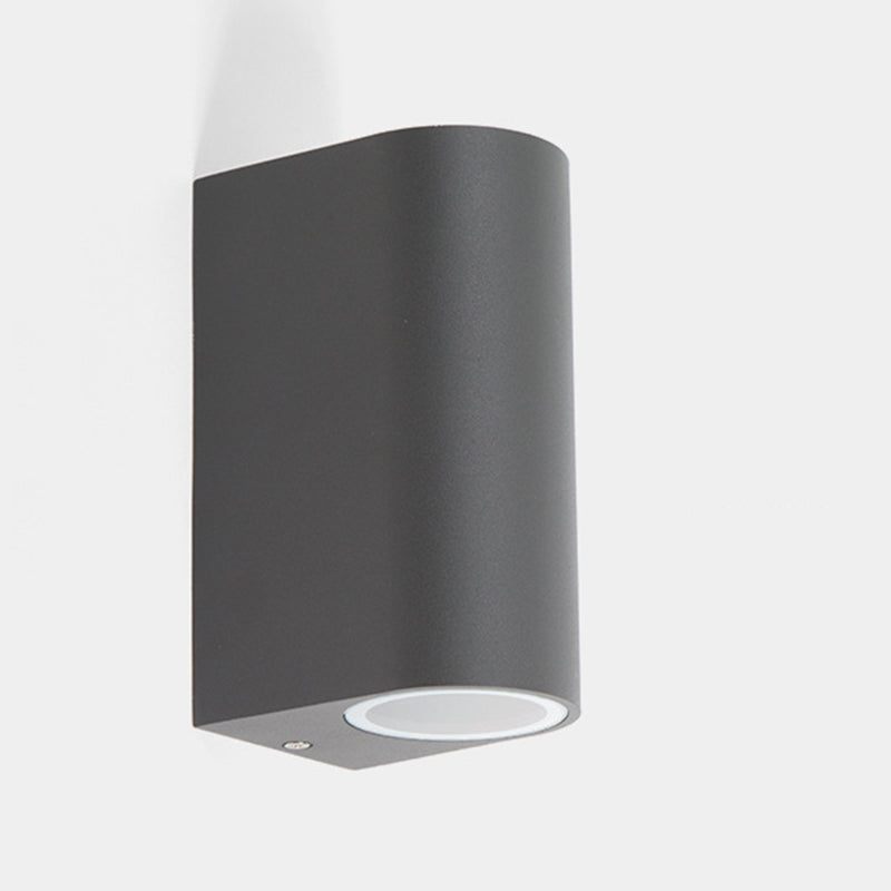 Minimalist Outdoor Exterior Wall Light – Black, Steady or Sensor Modes