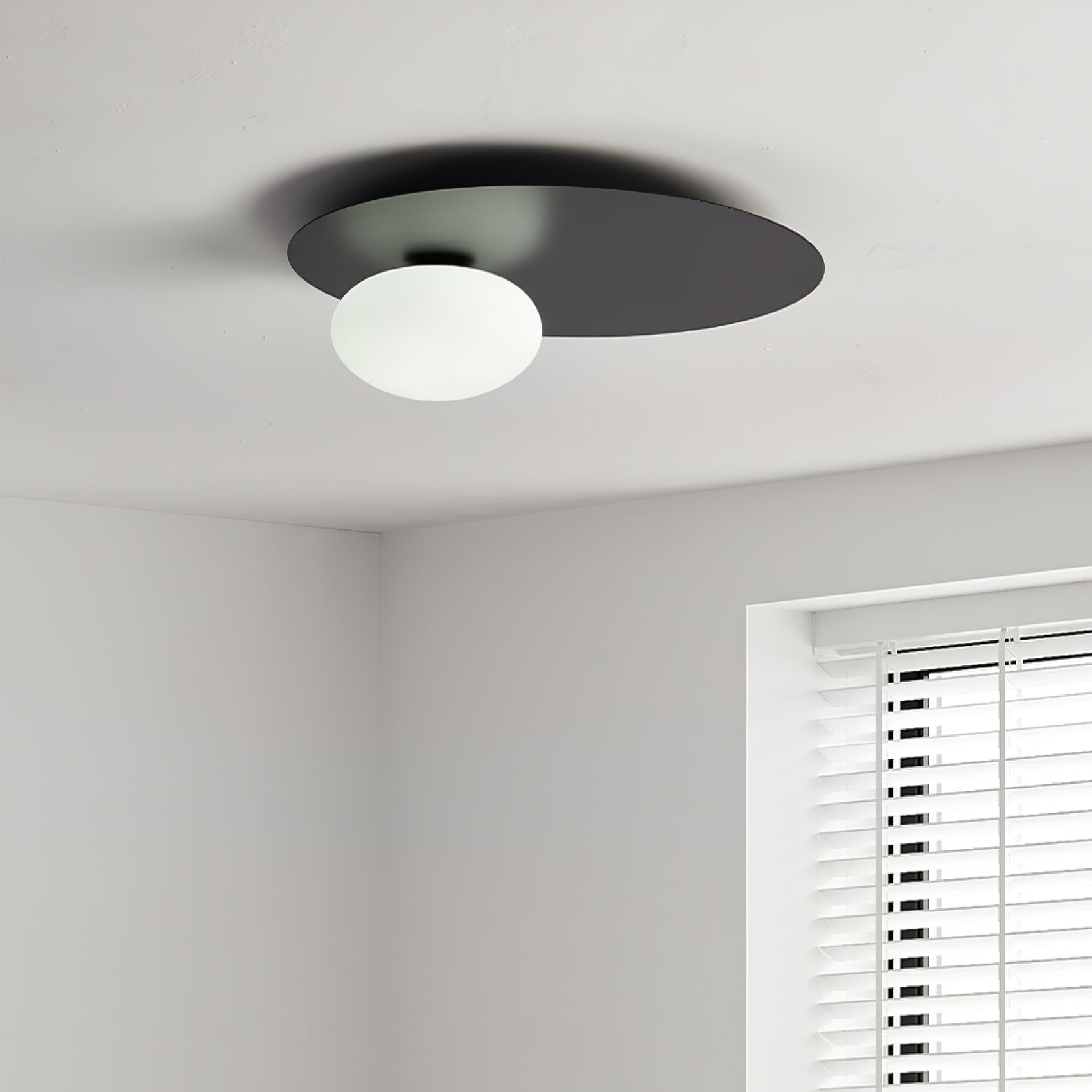 Minimalistic Oval Ceiling Lamp - Sleek Design