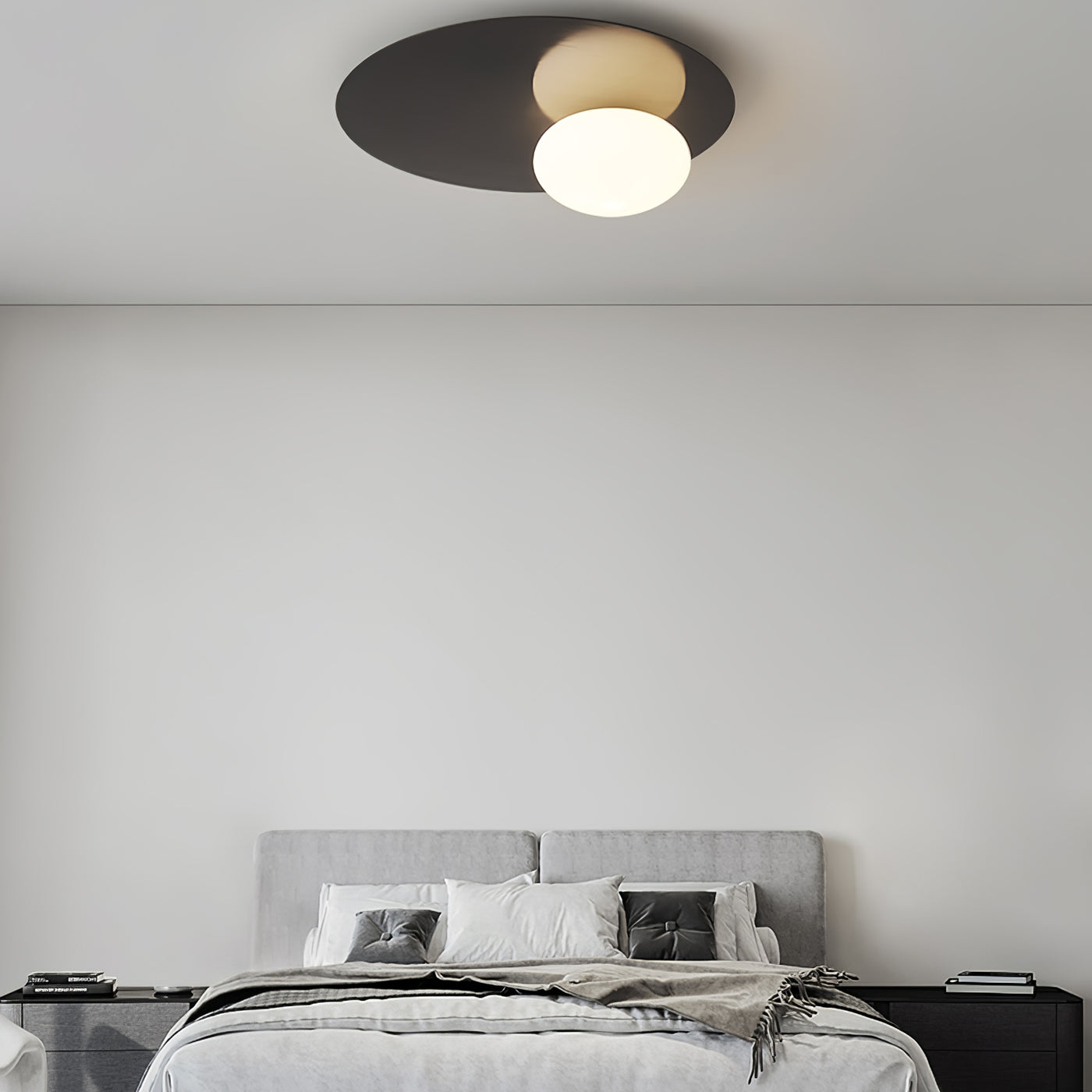 Minimalistic Oval Ceiling Lamp - Sleek Design