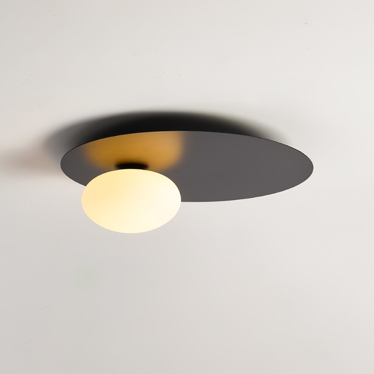 Minimalistic Oval Ceiling Lamp - Sleek Design