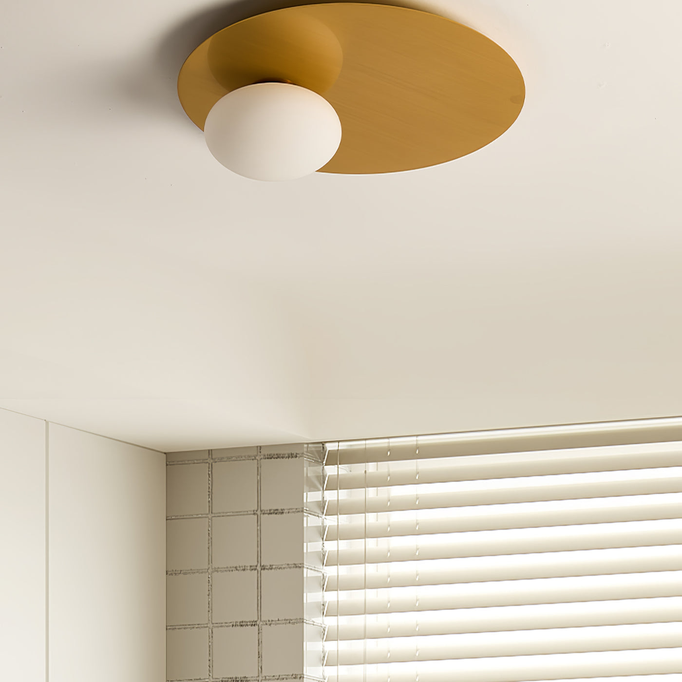 Minimalistic Oval Ceiling Lamp - Sleek Design