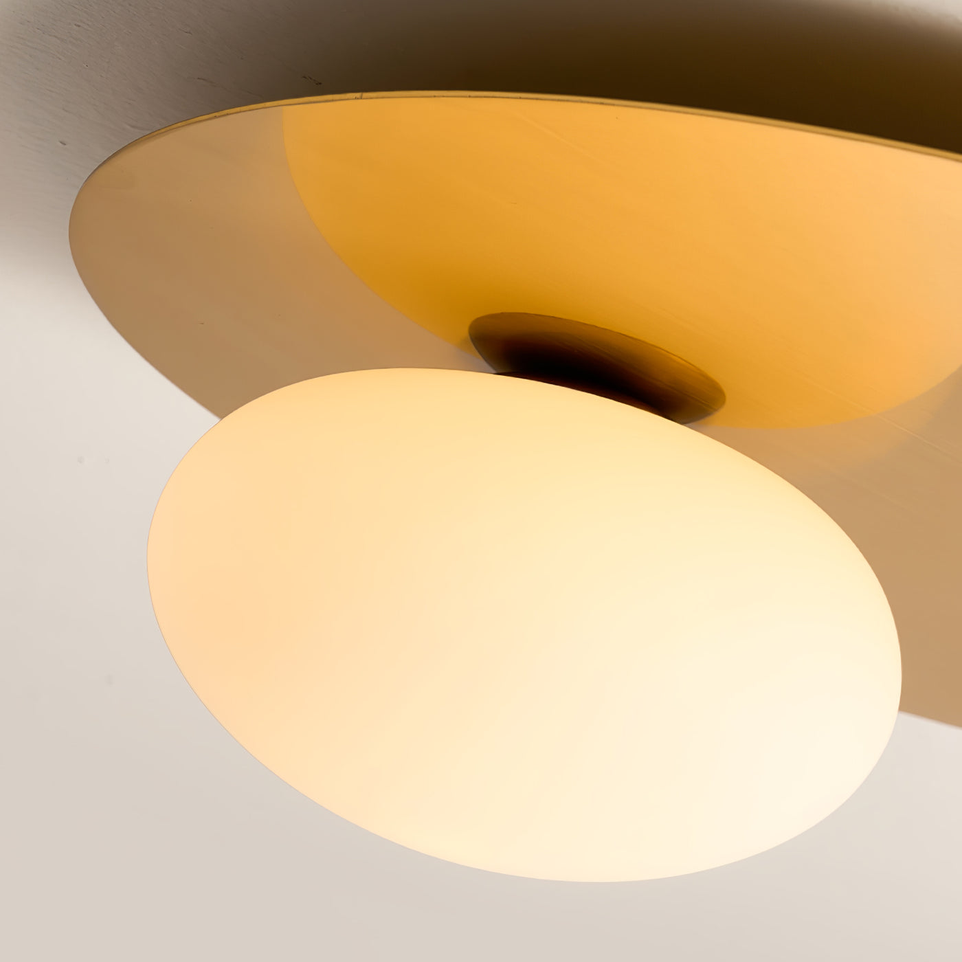 Minimalistic Oval Ceiling Lamp - Sleek Design