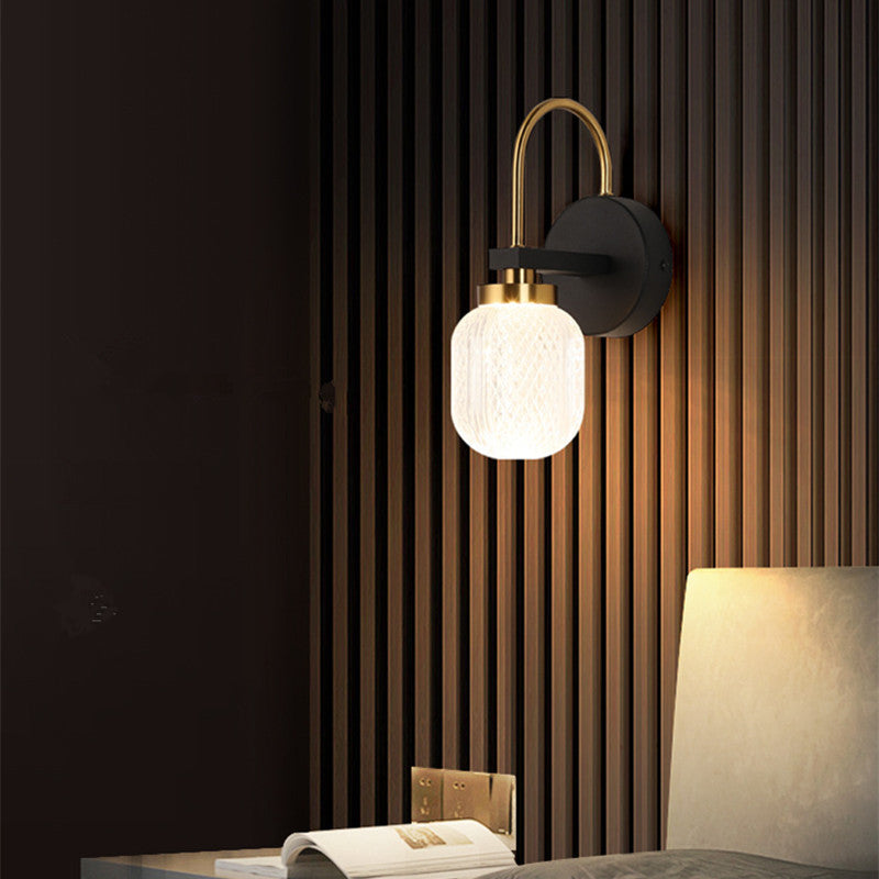 Modern Acrylic Wall Lamp with Metal Body