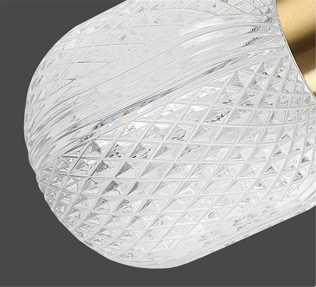 Modern Acrylic Wall Lamp with Metal Body