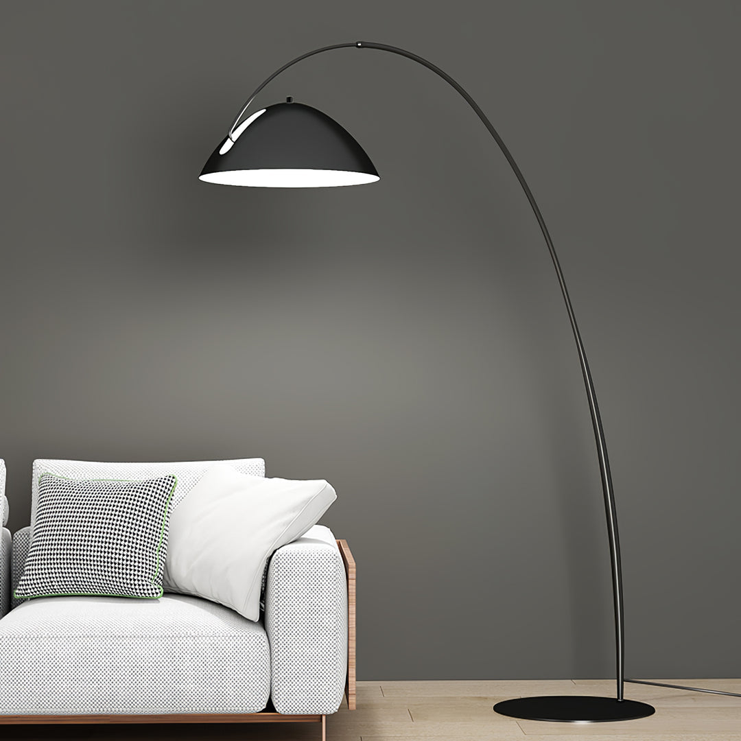 Modern Arc Floor Lamp – Sleek Metal Shade