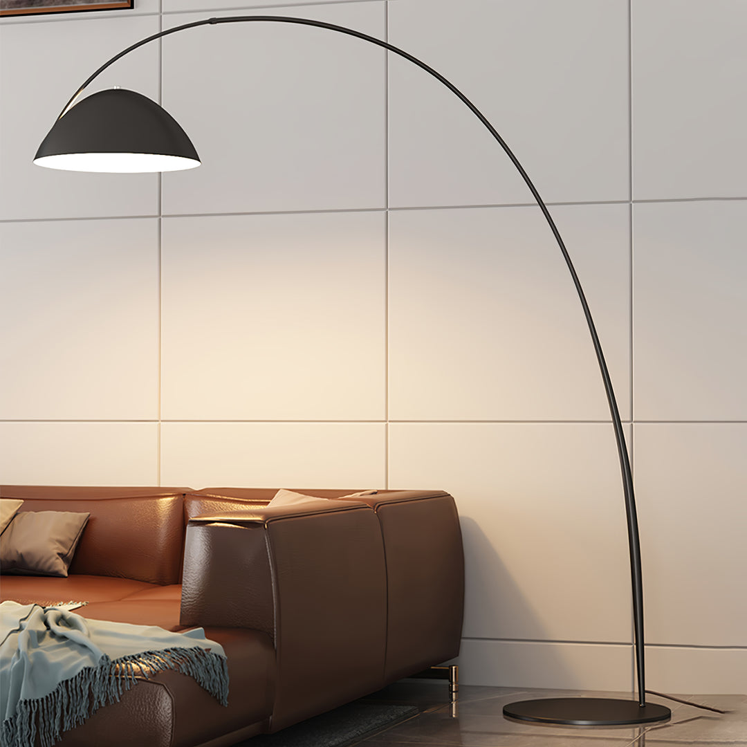 Modern Arc Floor Lamp – Sleek Metal Shade