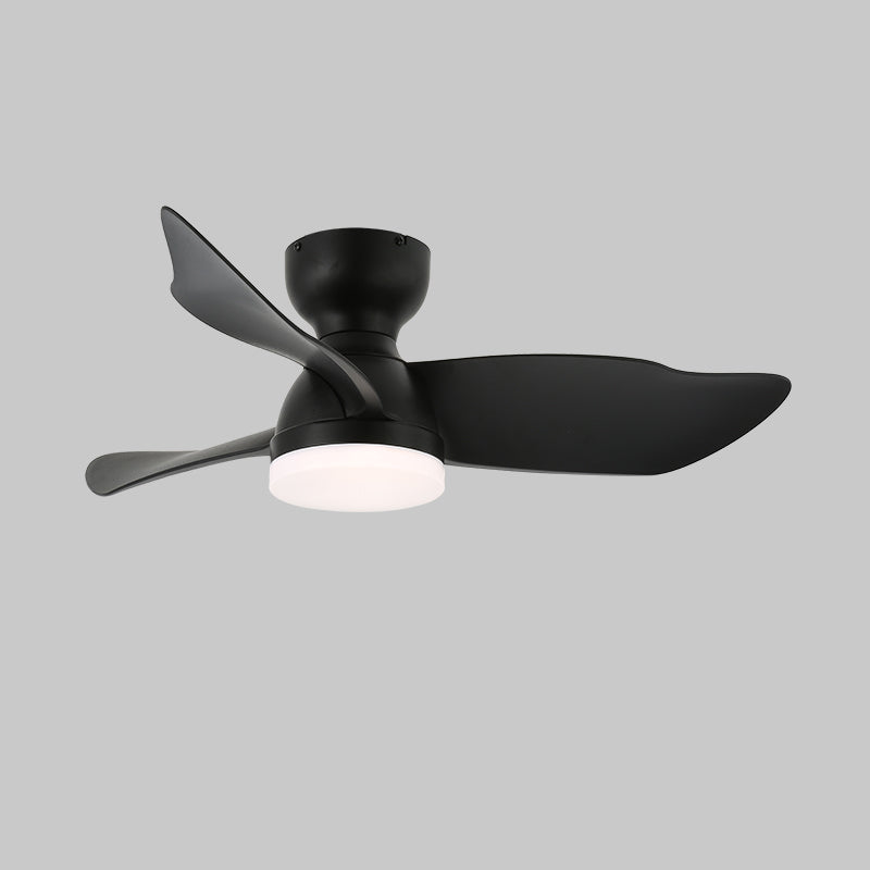 Modern Ceiling Fan Light - Metal Base & ABS Blades