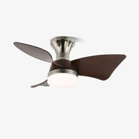 Modern Ceiling Fan Light - Metal Base & ABS Blades