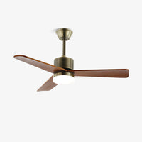 Modern Wooden Ceiling Fan Light with Remote