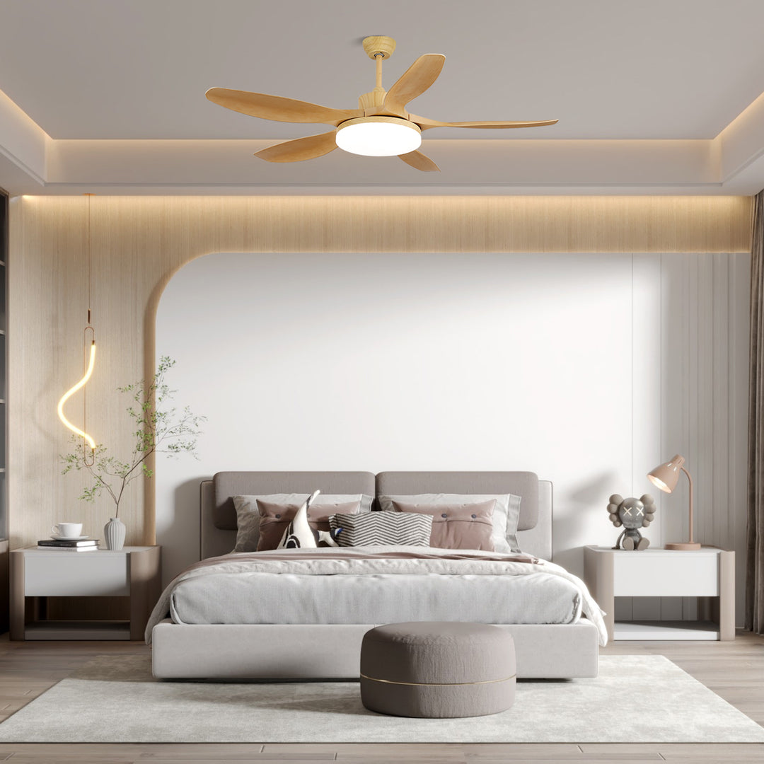 Modern Ceiling Fan Light with Remote Control