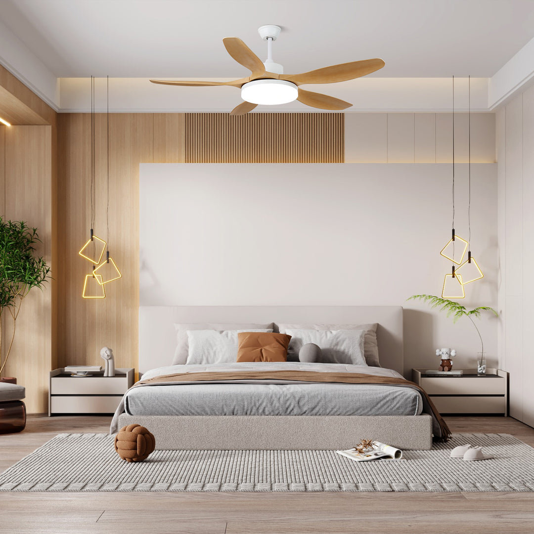 Modern Ceiling Fan Light with Remote Control