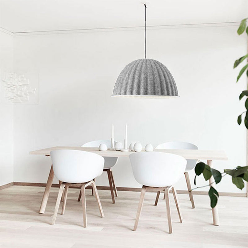 Modern Felt Dome Pendant Light – Acoustic Design