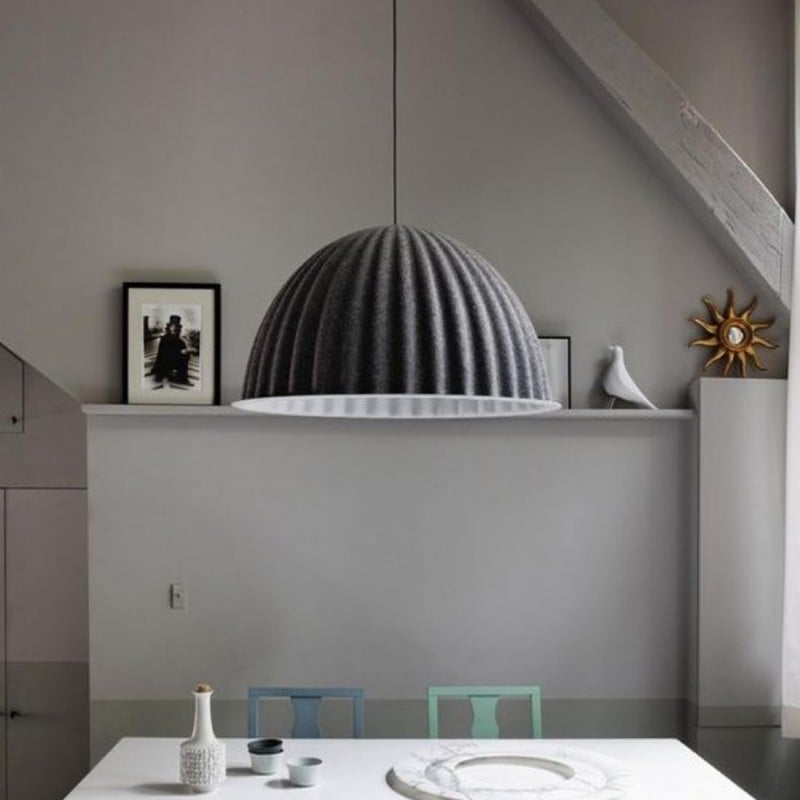 Modern Felt Dome Pendant Light – Acoustic Design