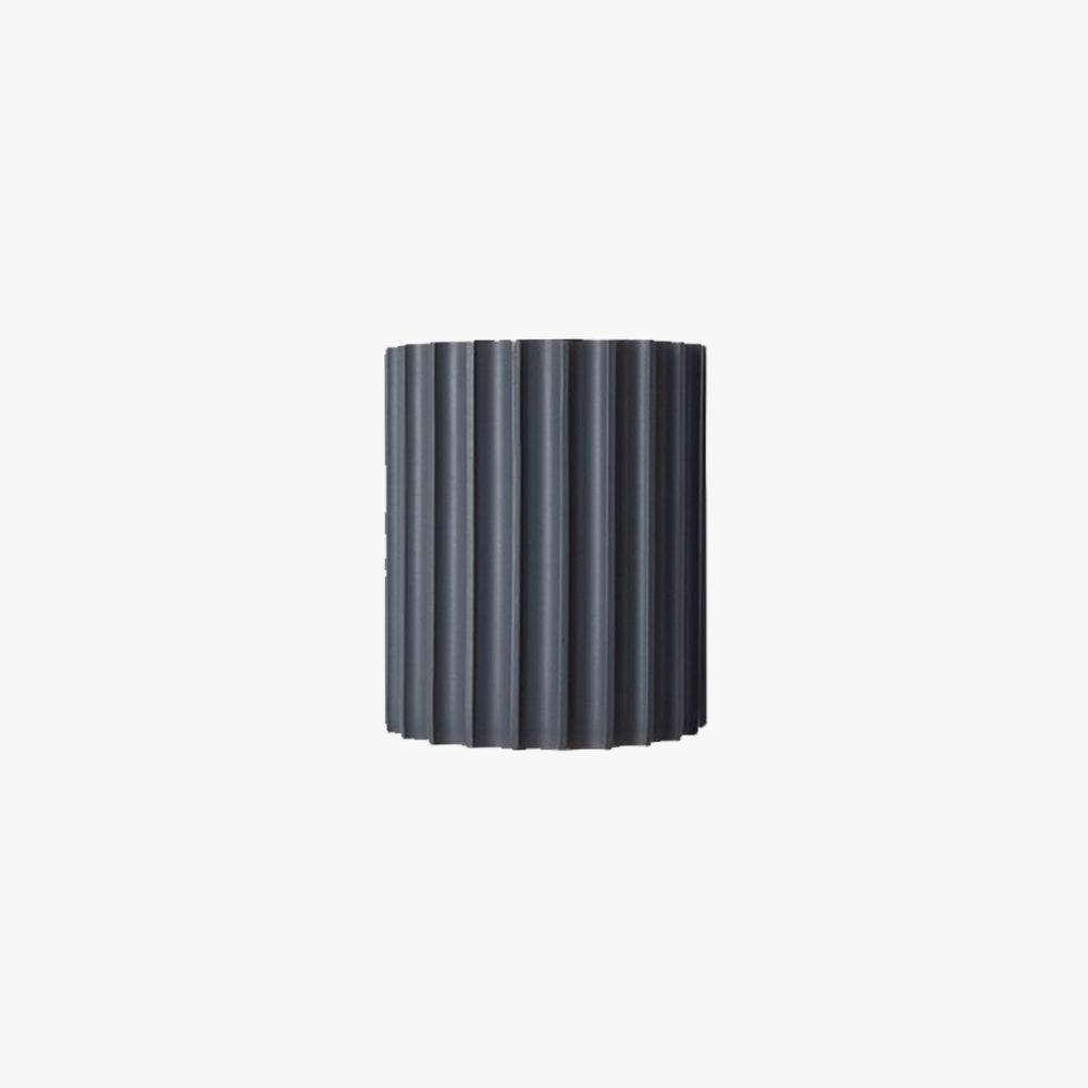 Modern Fluted Wall Sconce – Elegant Resin Material