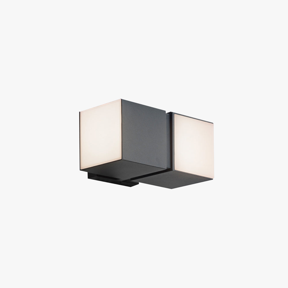 Modern Geometric Outdoor Wall Lamp – Black, Multiple Styles, Waterproof