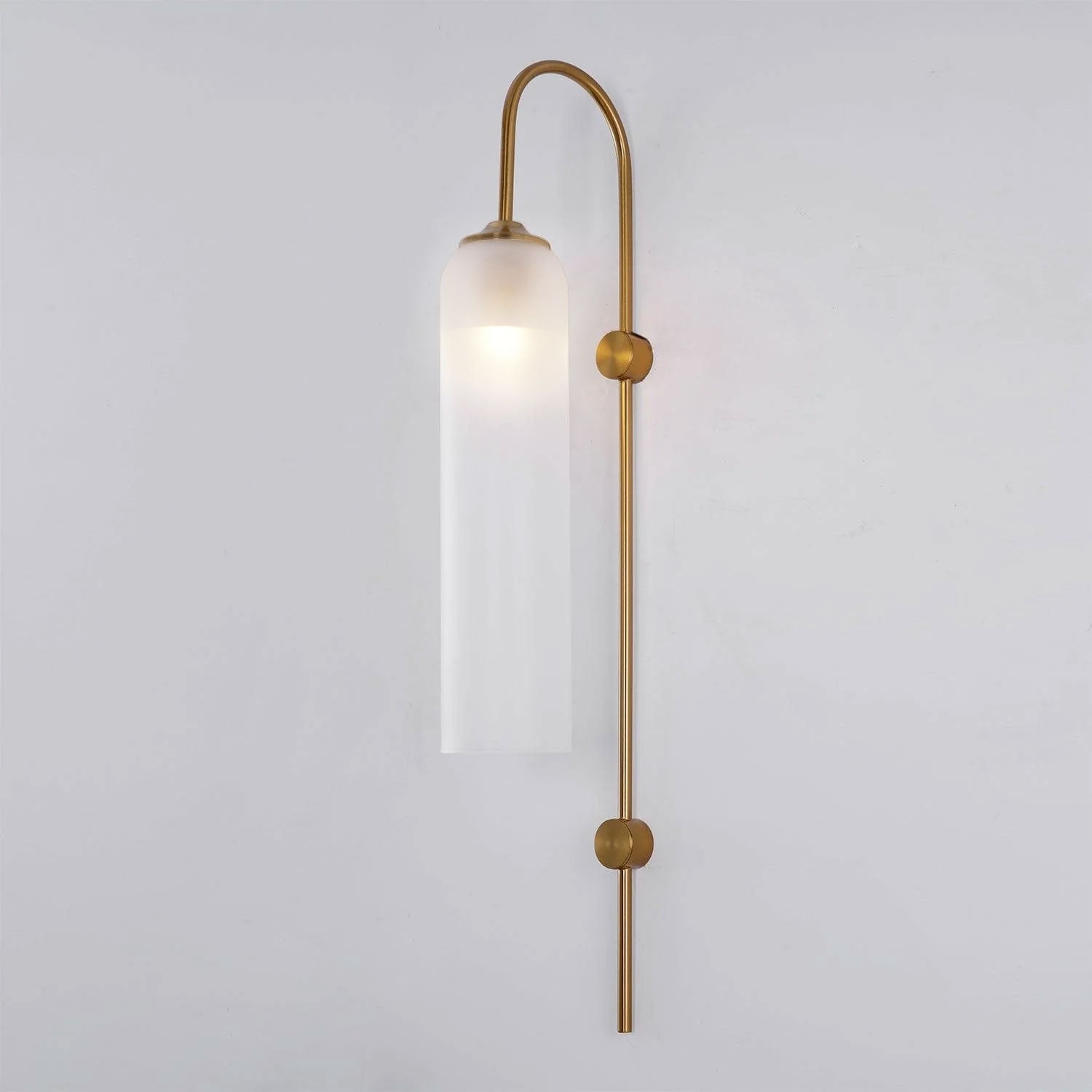 Modern Glass Wall Lamp – Cylindrical Tube Design