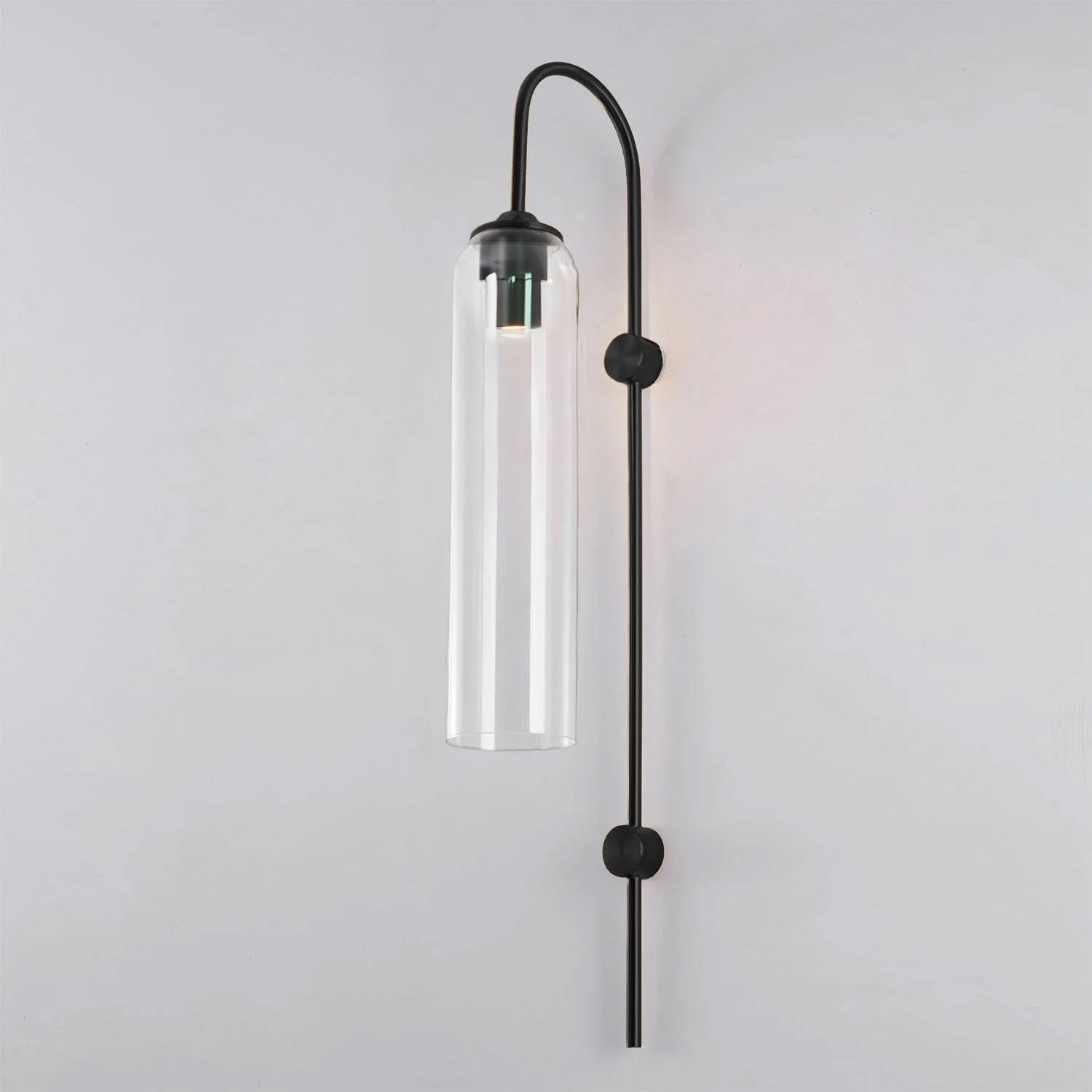 Modern Glass Wall Lamp – Cylindrical Tube Design