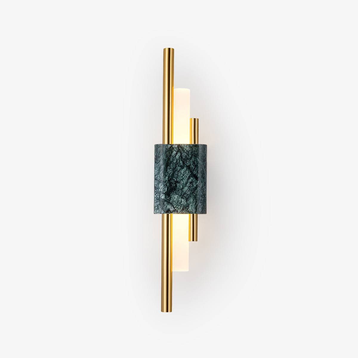 Modern Marble & Brass Wall Light - Minimalist Design