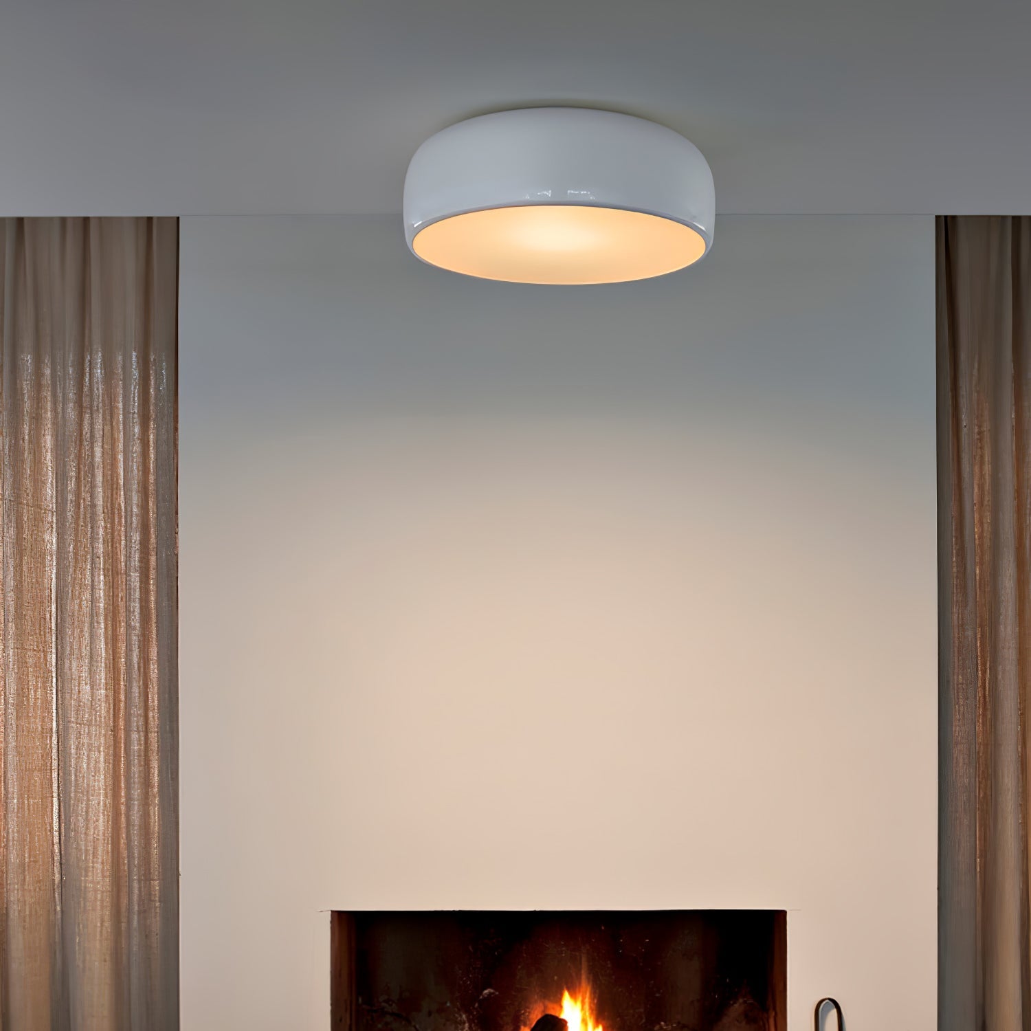 Modern Metal Dome Ceiling Light – Minimalist Design