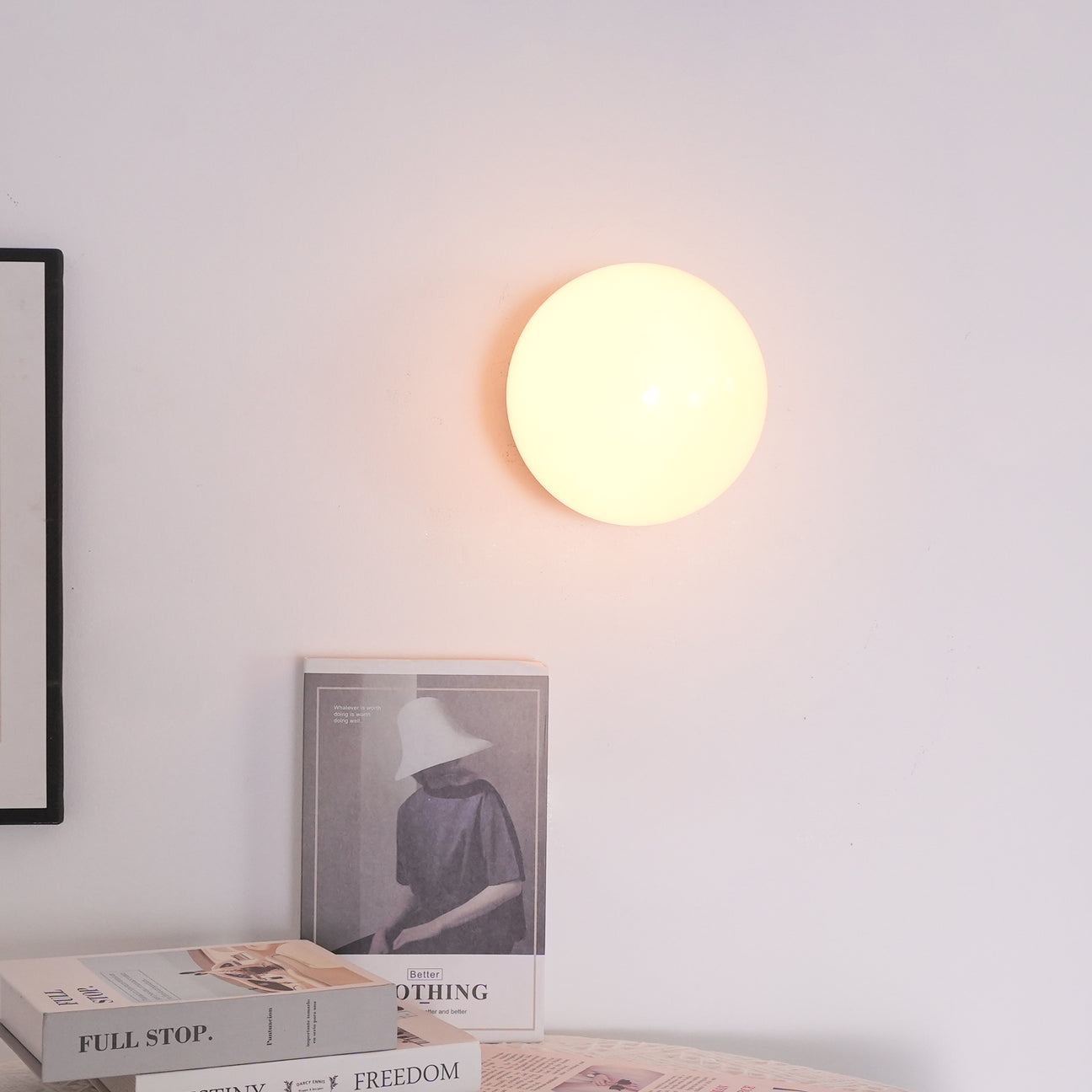 Modern Minimalist Glass Wall Lamp – Elegant Design