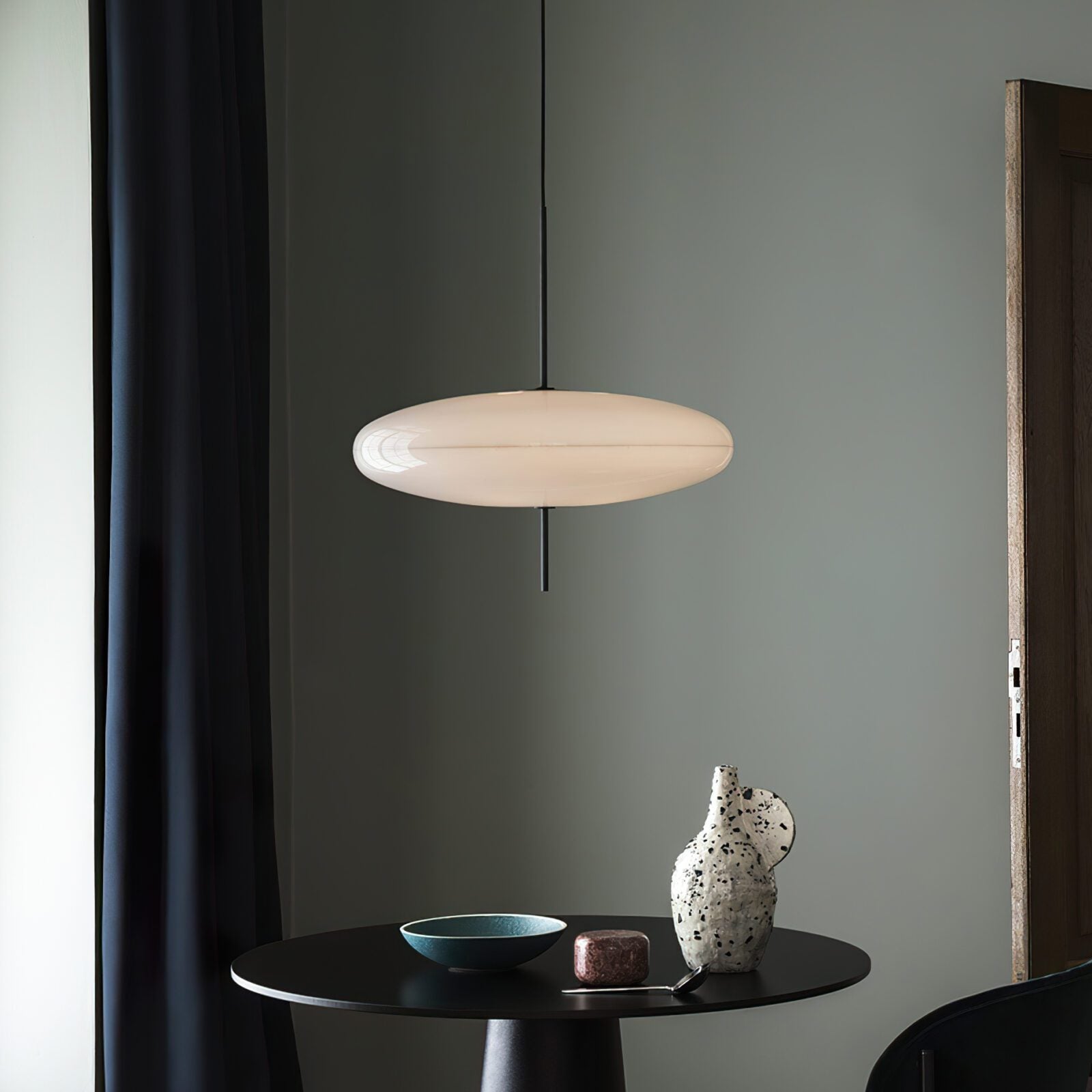 Modern Pendant Lamp – Lightweight Polymer & LED