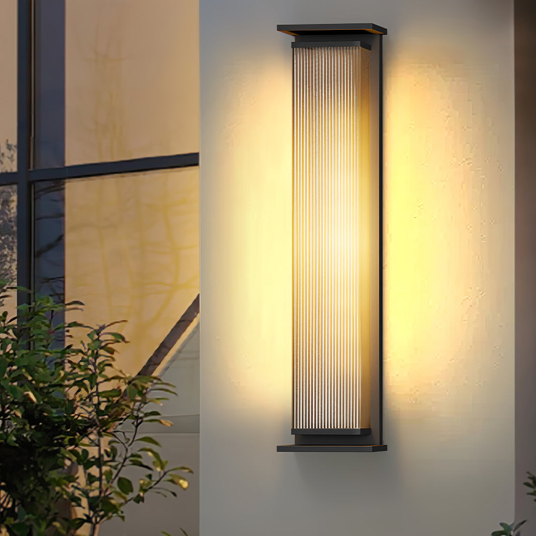 Modern Rectangular LED Outdoor Wall Lamp – Box Design, Waterproof