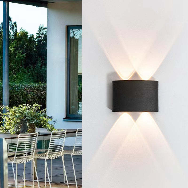 Modern Rectangular Outdoor Wall Lamp – Waterproof & Rustproof LED