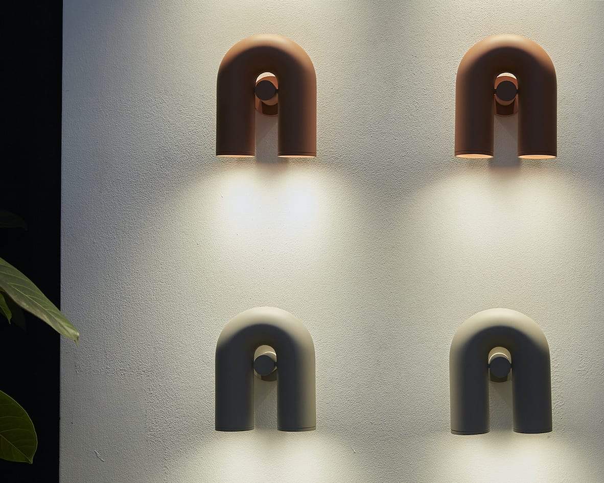 Modern U-Shape Wall Lamp - Adjustable LED Design