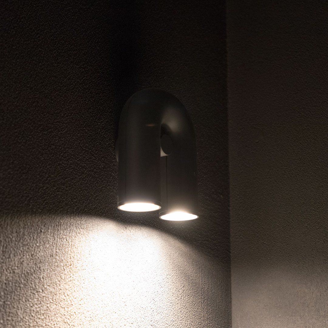 Modern U-Shape Wall Lamp - Adjustable LED Design