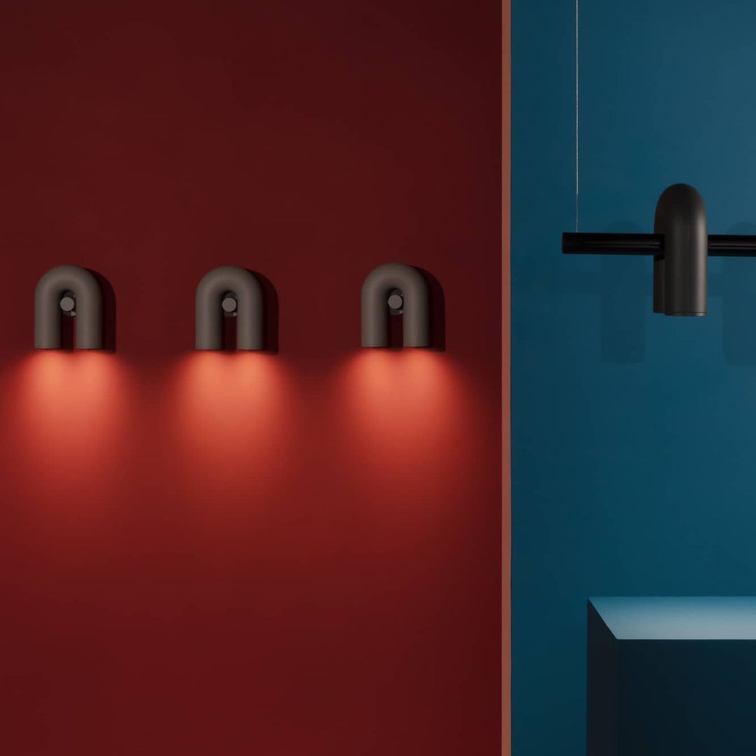 Modern U-Shape Wall Lamp - Adjustable LED Design