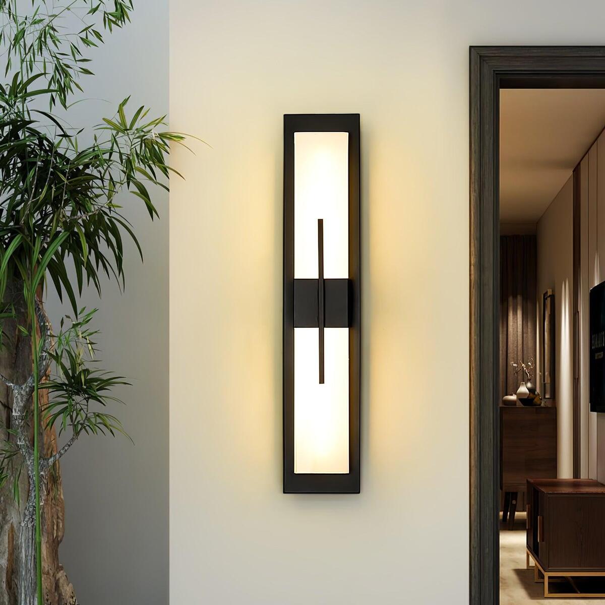 Modern Vertical Outdoor Wall Light – Waterproof LED Sconce, Garden & Porch