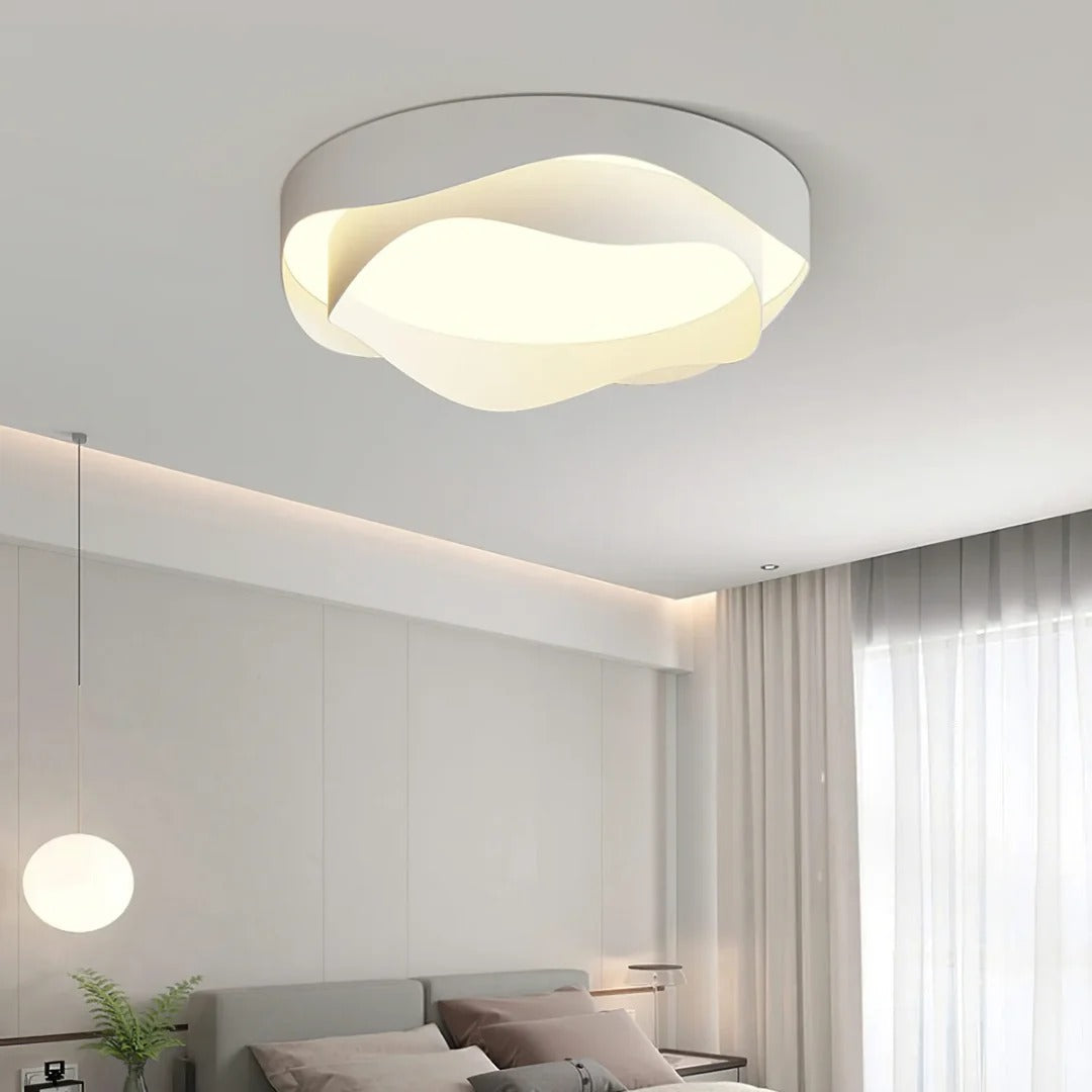 Modern Cream Rose Ceiling Light