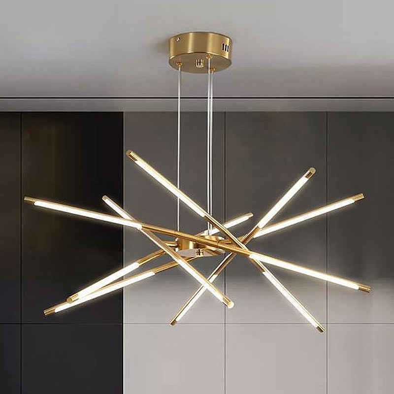 Modern LED Chandelier – Rotatable Design