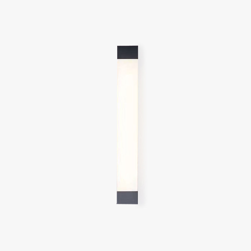 Modern Linear Outdoor Wall Lamp – Black, Motion Sensor, Waterproof