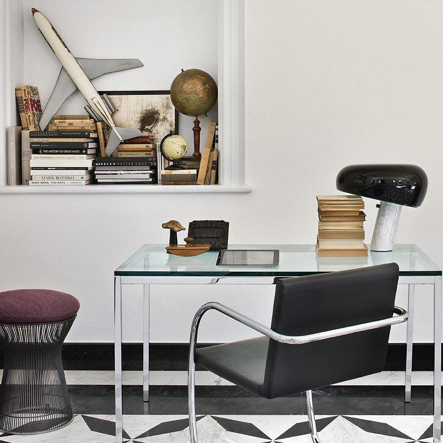 Minimalist Cylindrical Table Lamp with Dome Shade