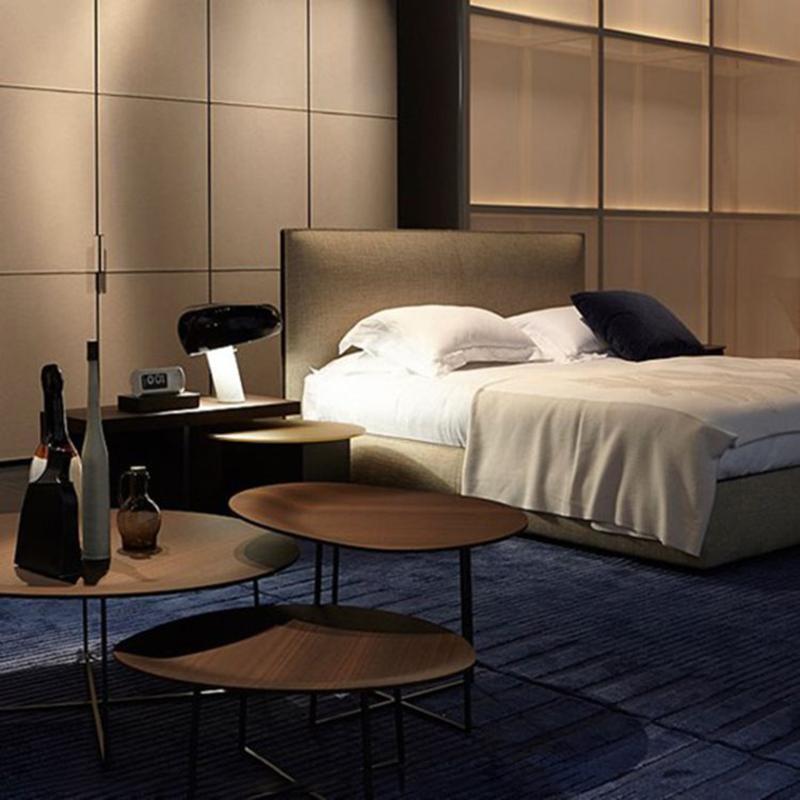 Minimalist Cylindrical Table Lamp with Dome Shade