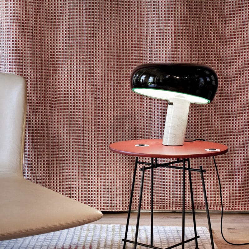 Minimalist Cylindrical Table Lamp with Dome Shade