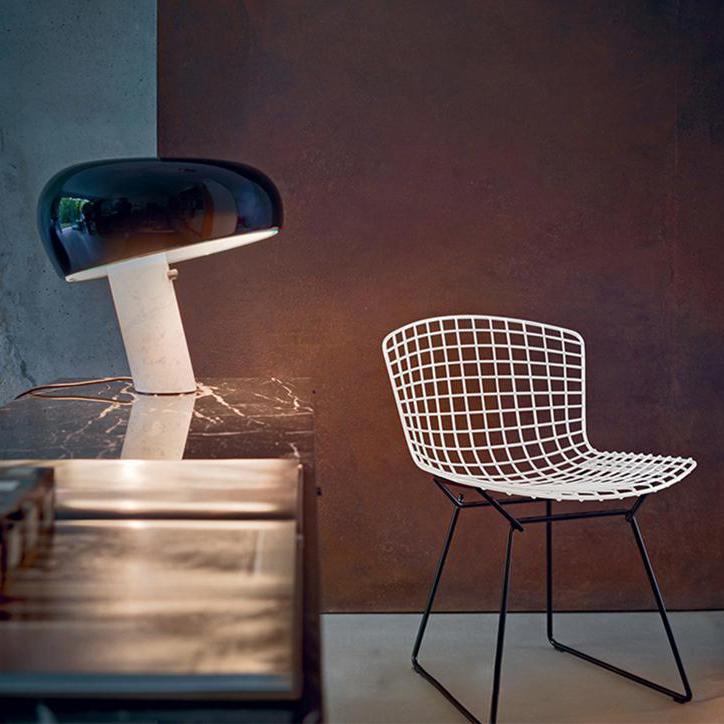 Minimalist Cylindrical Table Lamp with Dome Shade