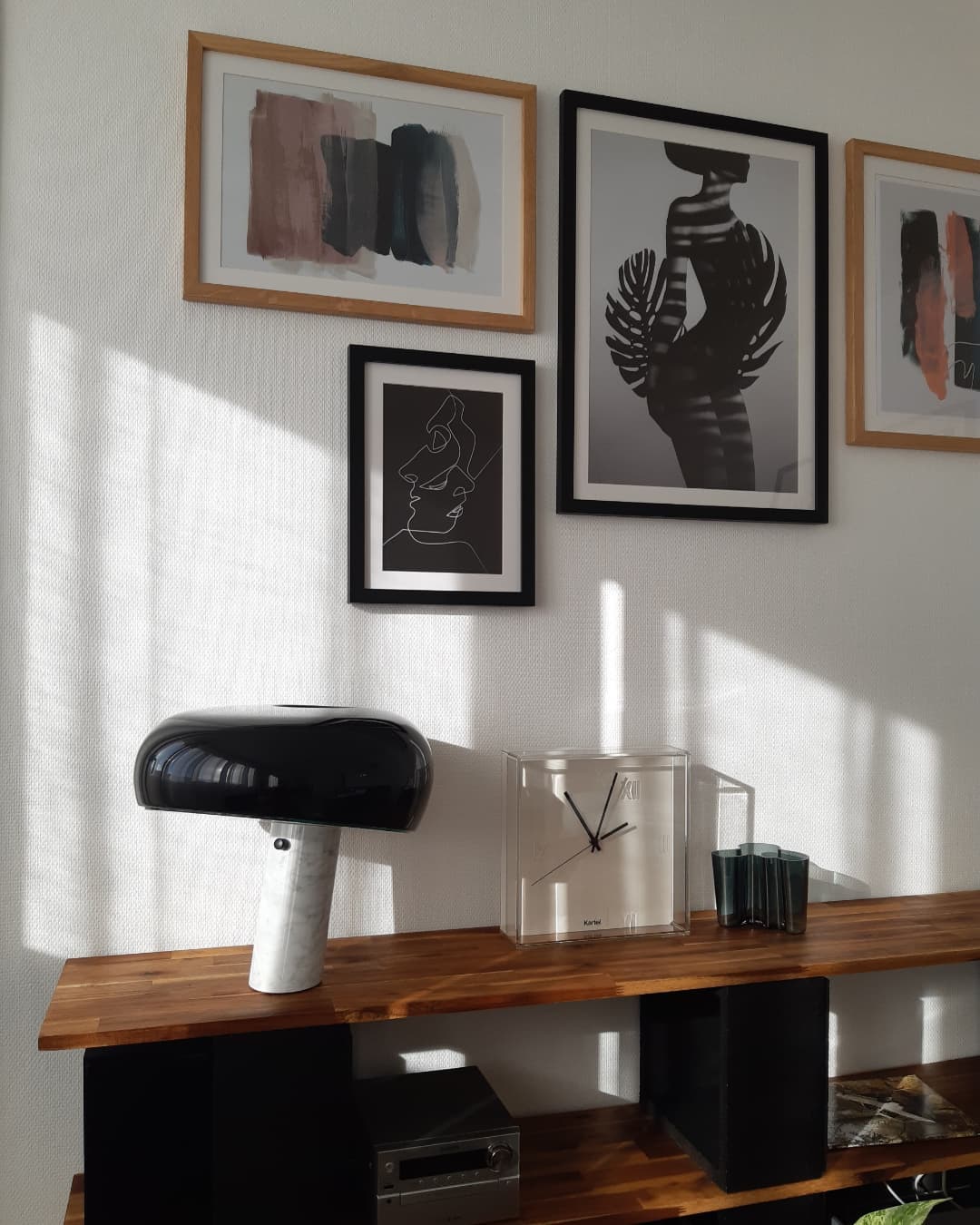Minimalist Cylindrical Table Lamp with Dome Shade