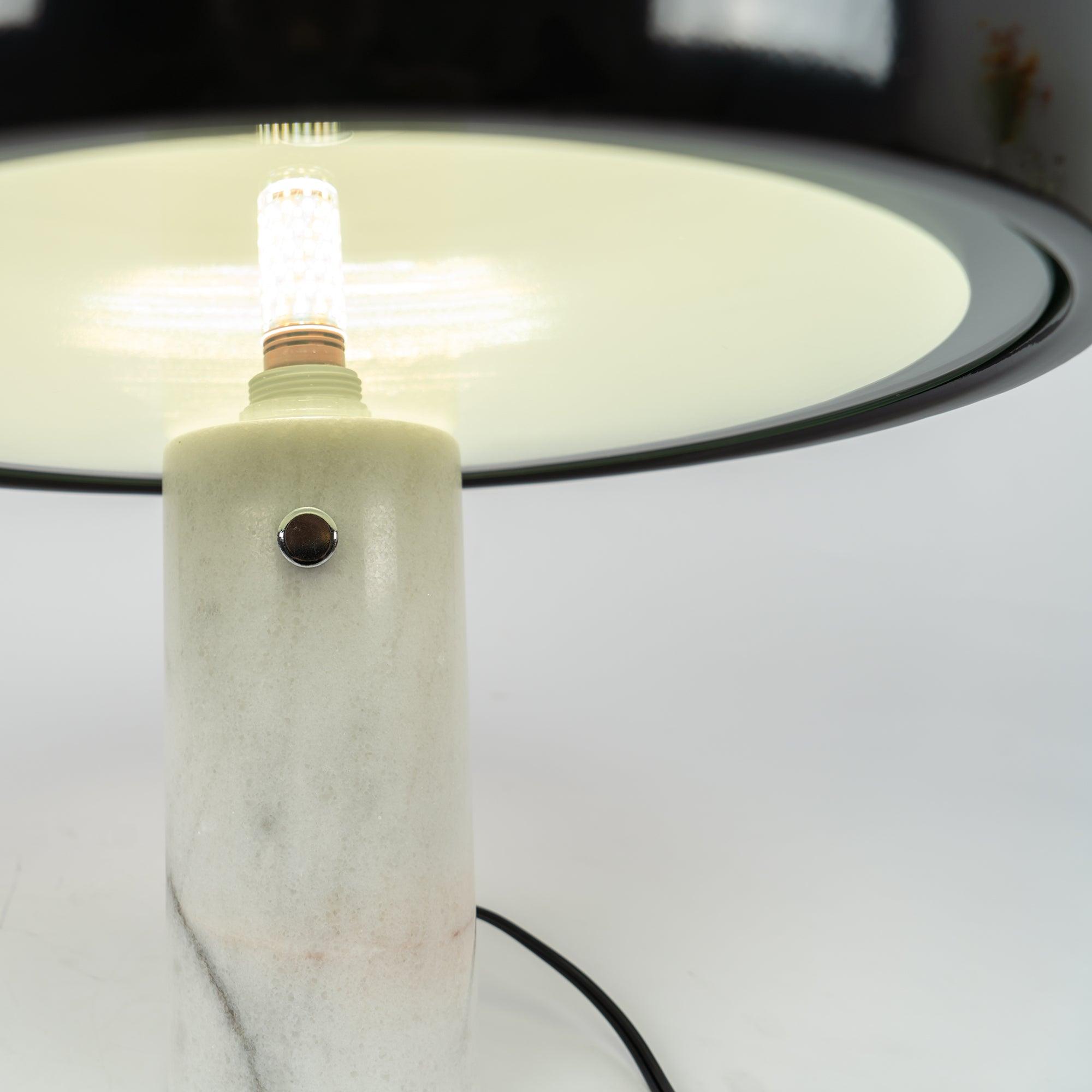 Minimalist Cylindrical Table Lamp with Dome Shade