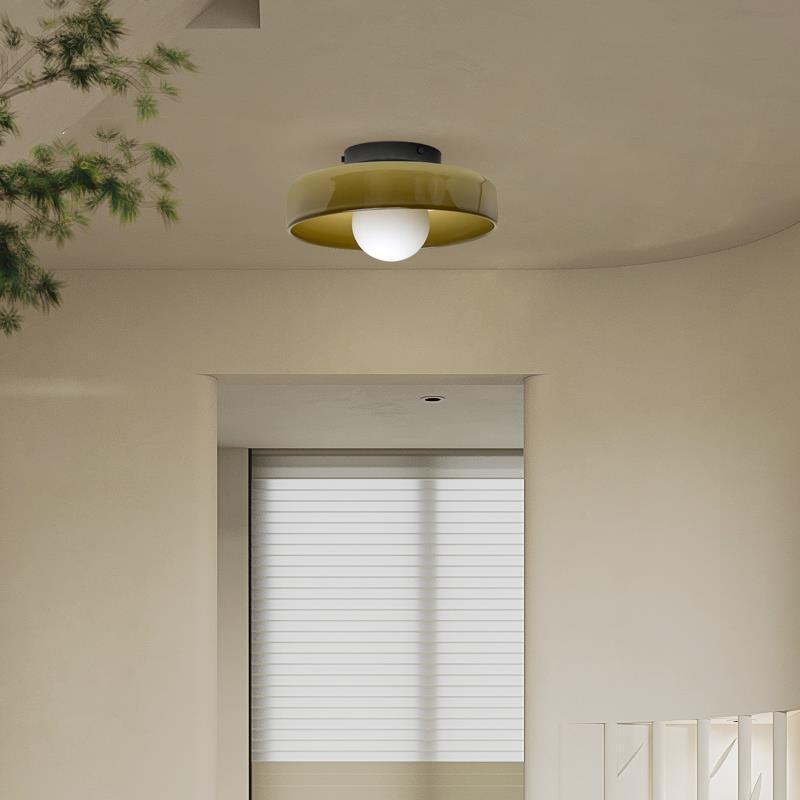 Modern Morandi Ceiling Light – Minimalist Glass Design