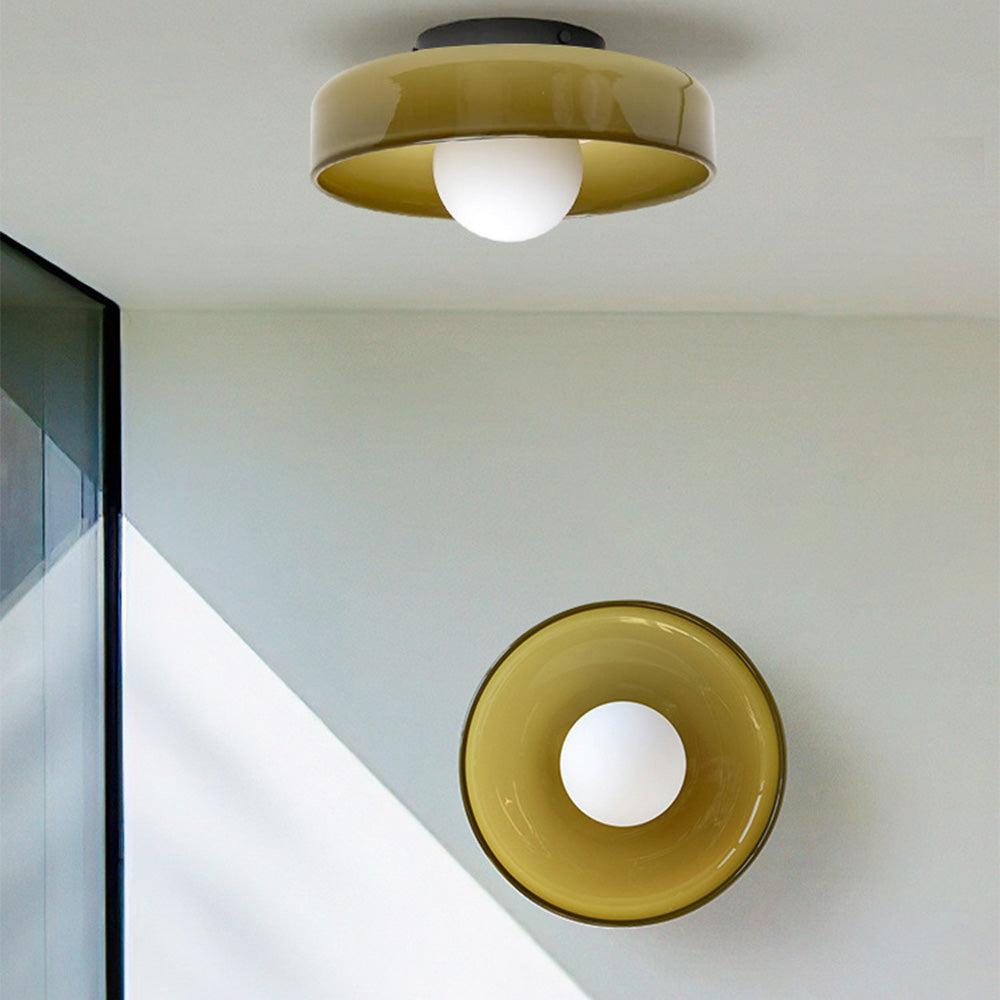 Modern Morandi Ceiling Light – Minimalist Glass Design