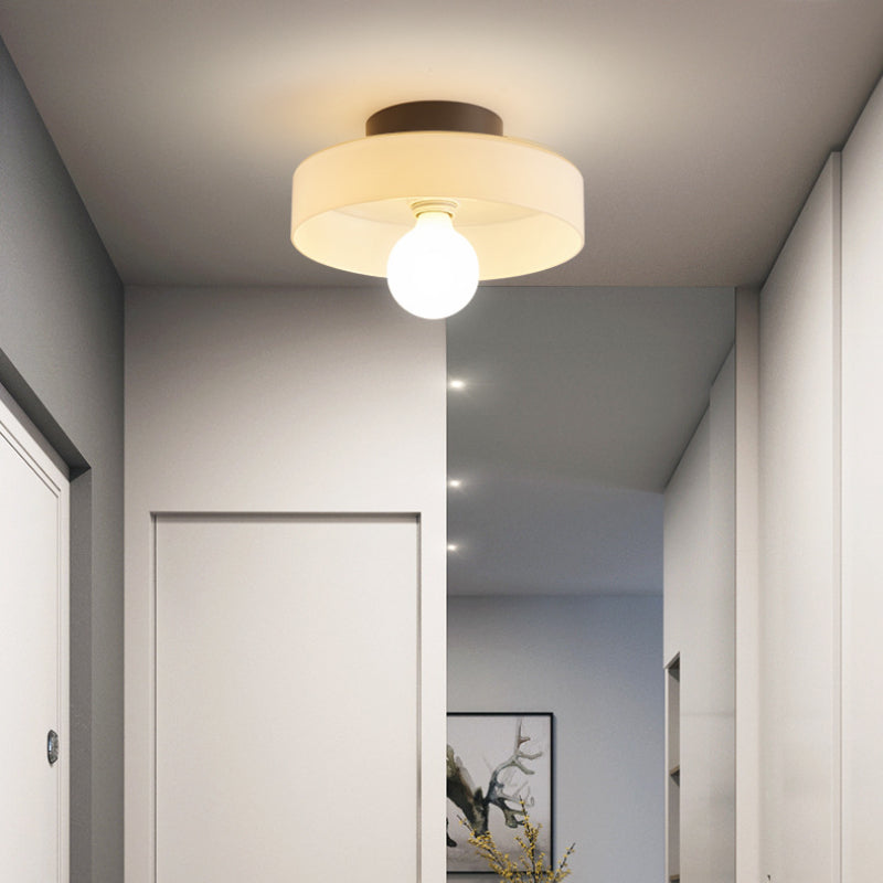 Modern Morandi Ceiling Light – Minimalist Glass Design