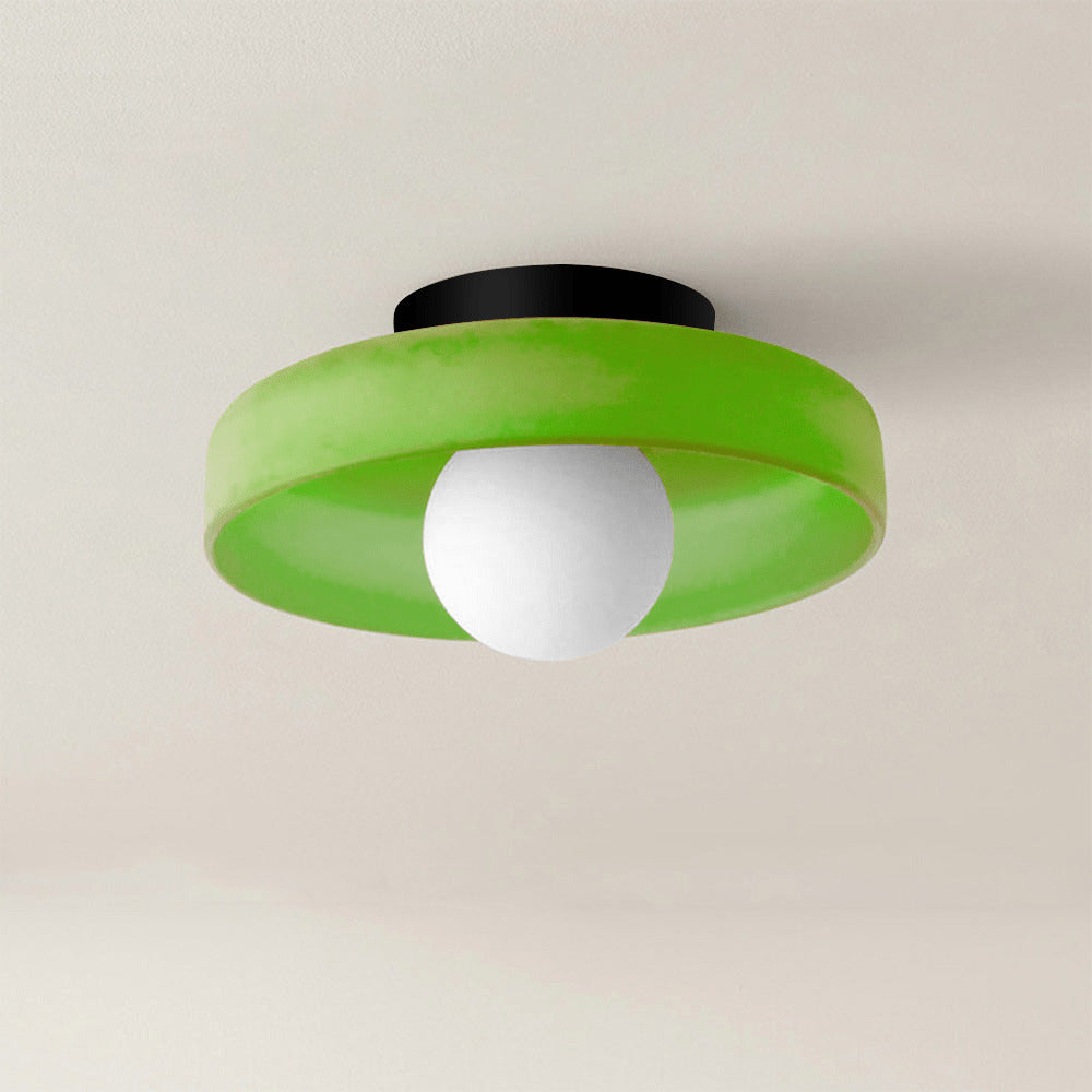 Modern Morandi Ceiling Light – Minimalist Glass Design
