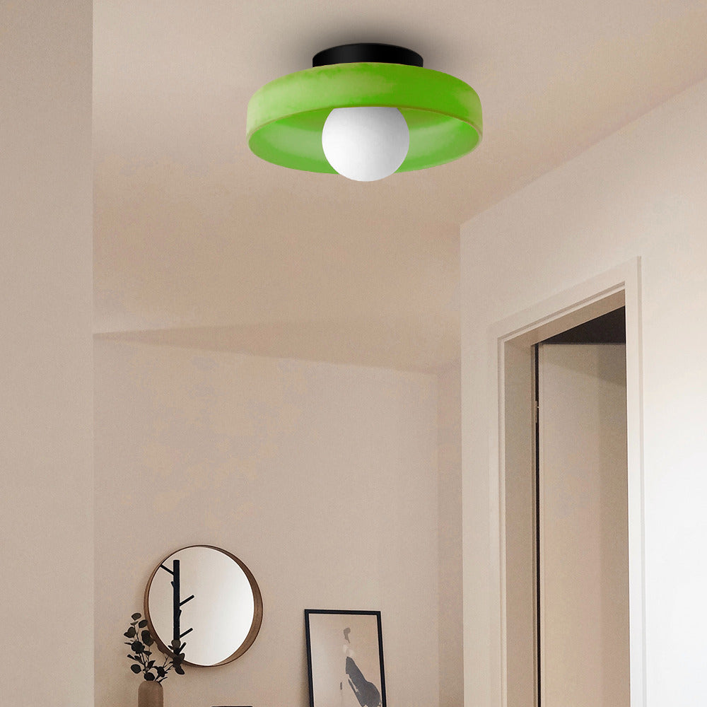 Modern Morandi Ceiling Light – Minimalist Glass Design
