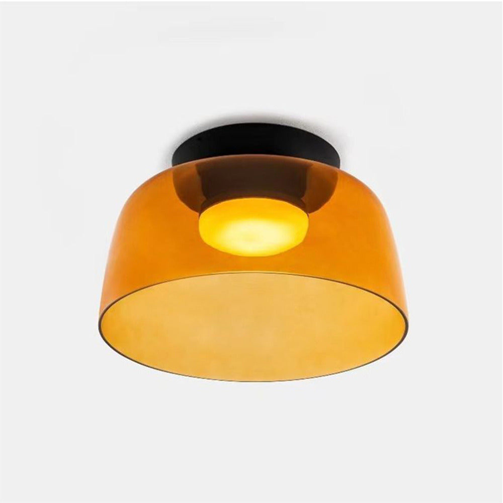 Modern Nordic Glass Ceiling Light – Multi-Layer Design