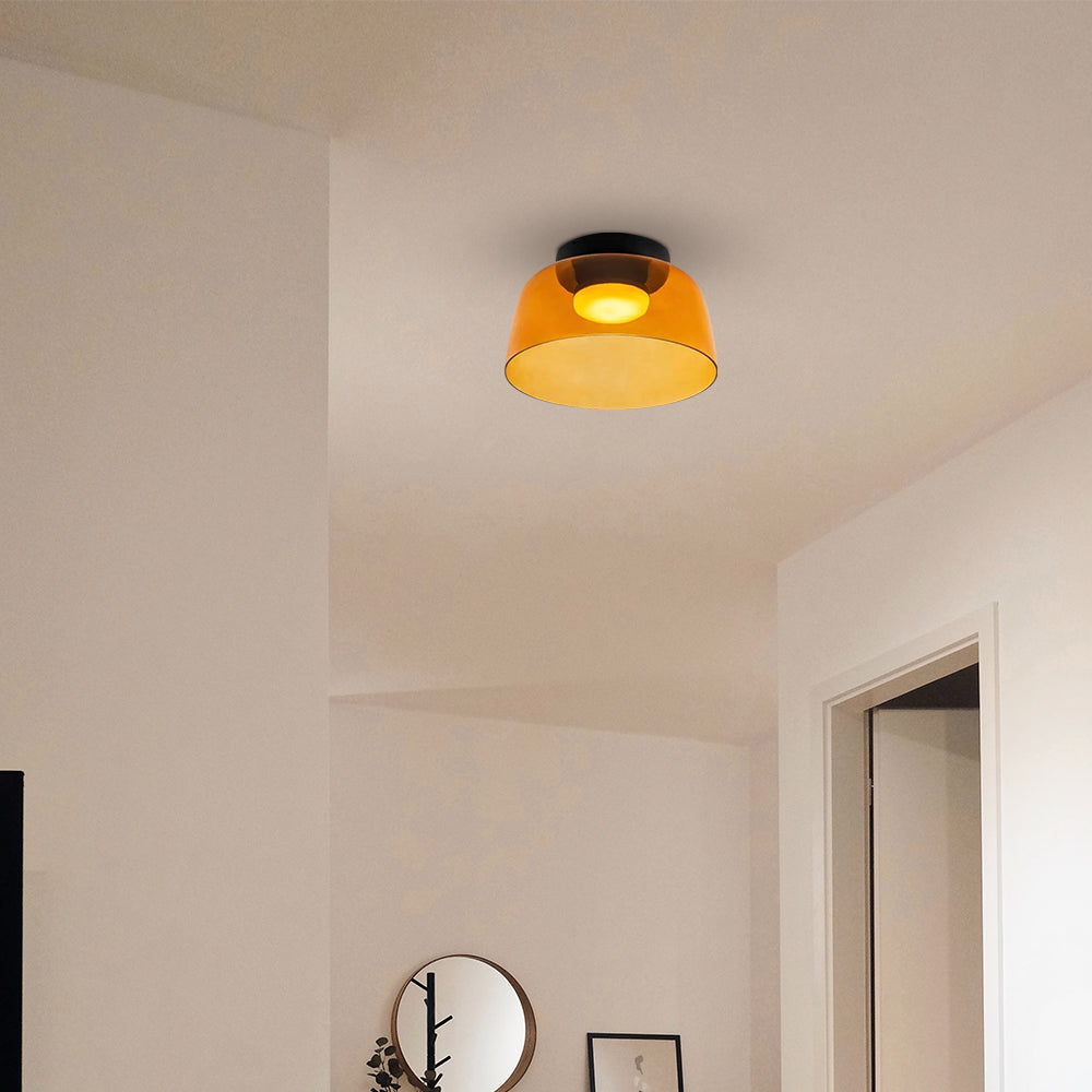 Modern Nordic Glass Ceiling Light – Multi-Layer Design