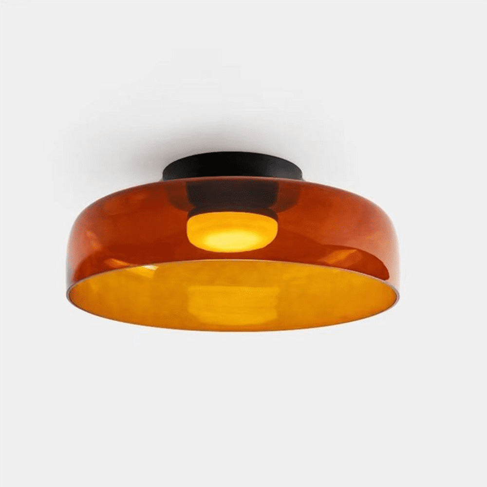 Modern Nordic Glass Ceiling Light – Multi-Layer Design
