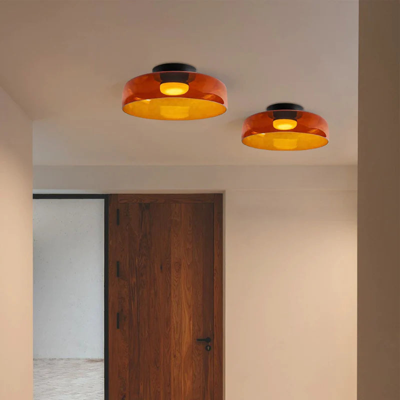 Modern Nordic Glass Ceiling Light – Multi-Layer Design