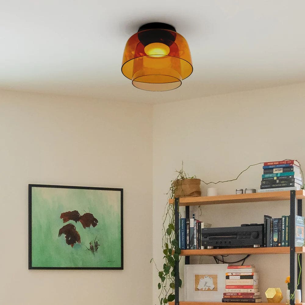 Modern Nordic Glass Ceiling Light – Multi-Layer Design